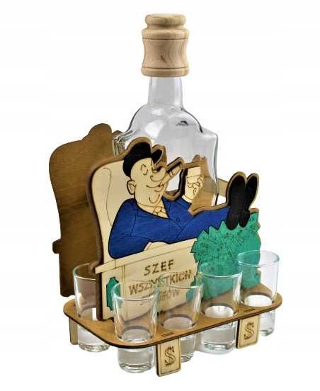 Karafka na alkohol prezent na urodziny SZEF WSZYSTKICH SZEFÓW