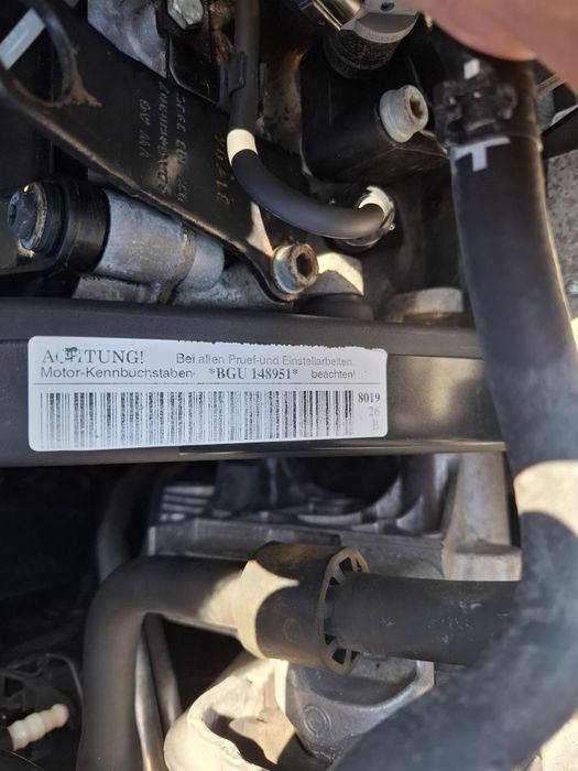 Audi A3 8P VW Golf V Octavia II 1,6 MPI Silnik Kompletny BGU