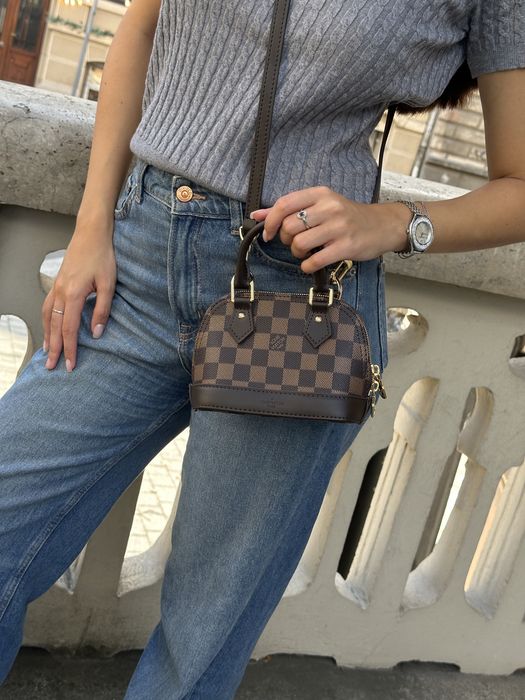 Сумка Louis Vuitton Nano Alma Bag Canvas