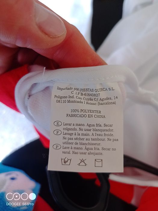 Disfarce galinha 10/12 anos