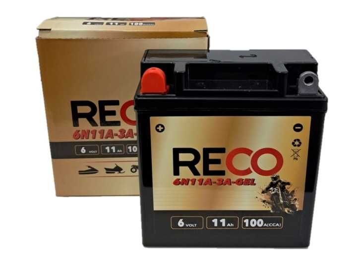 Akumulator motocykl żel 6N11A-3A-GEL 6N11A-3A 6N11A-1B 6V 11Ah 100A L+