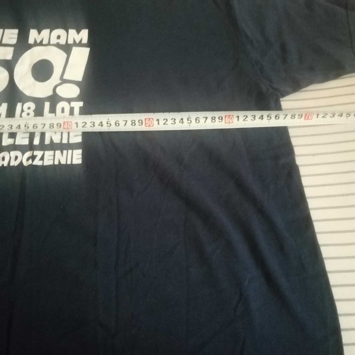 T-shit męski duży na 50 urodziny Nieużywany nowy