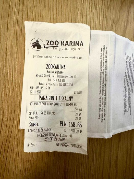 Lampka do roślin - akwariowa Aquael LEDDY SMART 2 Plant 6W — biała