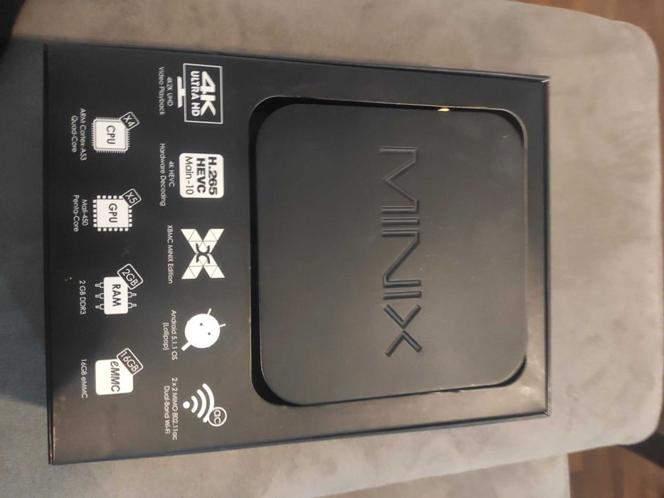 Box Android TV Minix NEO U9-H 4K - 16GB + Comando A3