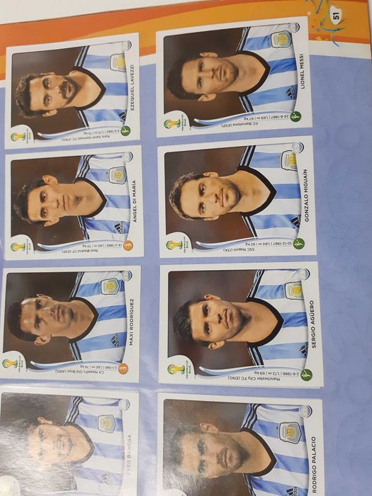 Caderneta cromos Brasil 2014