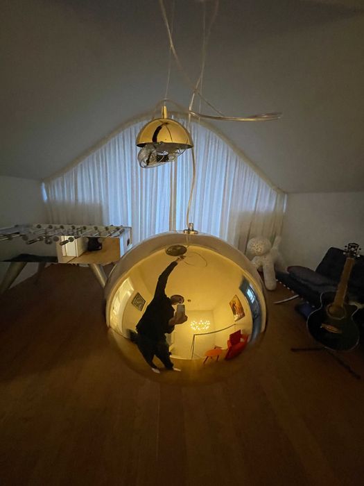 Kartell Small FL/Y lampa wisząca LED złota