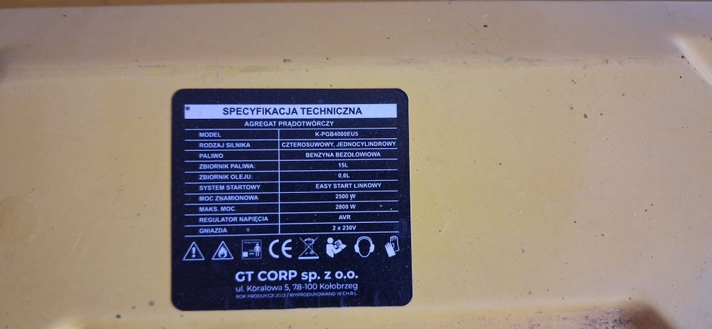 Agregat prądotwórczy