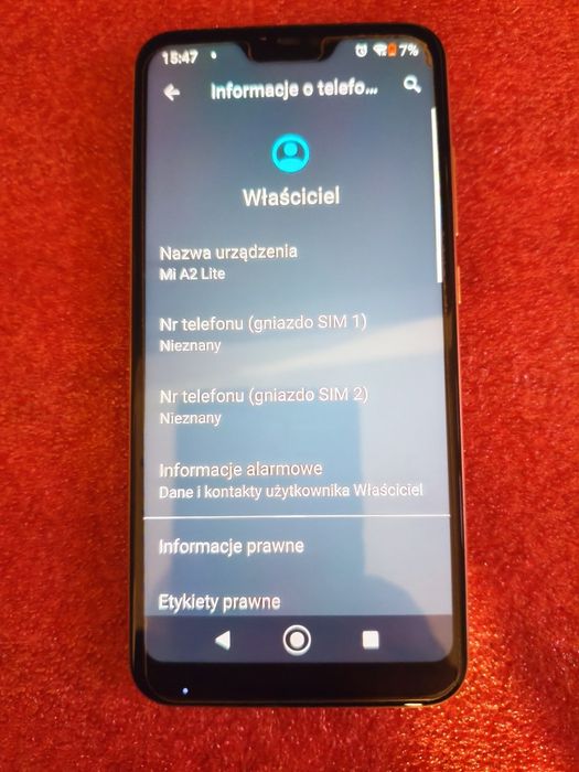 Smartfon xiaomi mi a2 lite