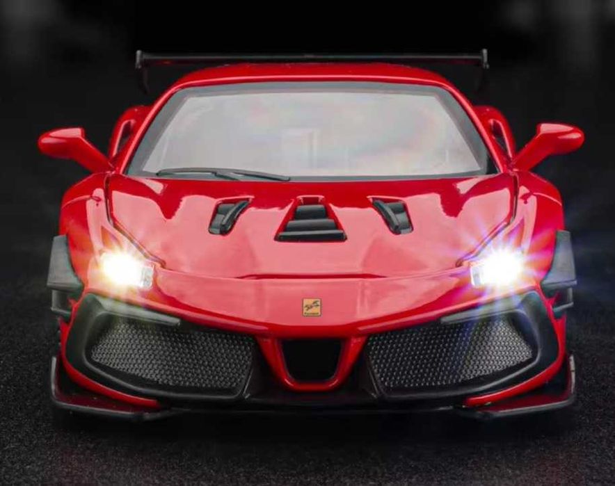 Carro Coleção Ferrari 488 Vermelho escala 1:32 (Novo)