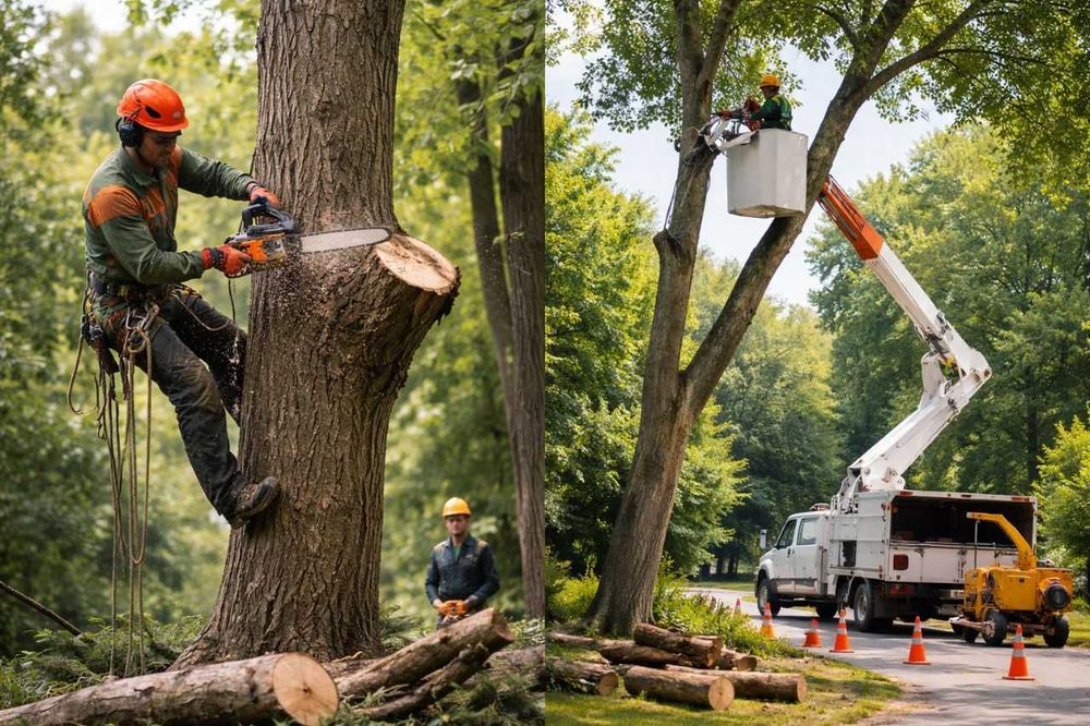 Спил деревьев любой сложности