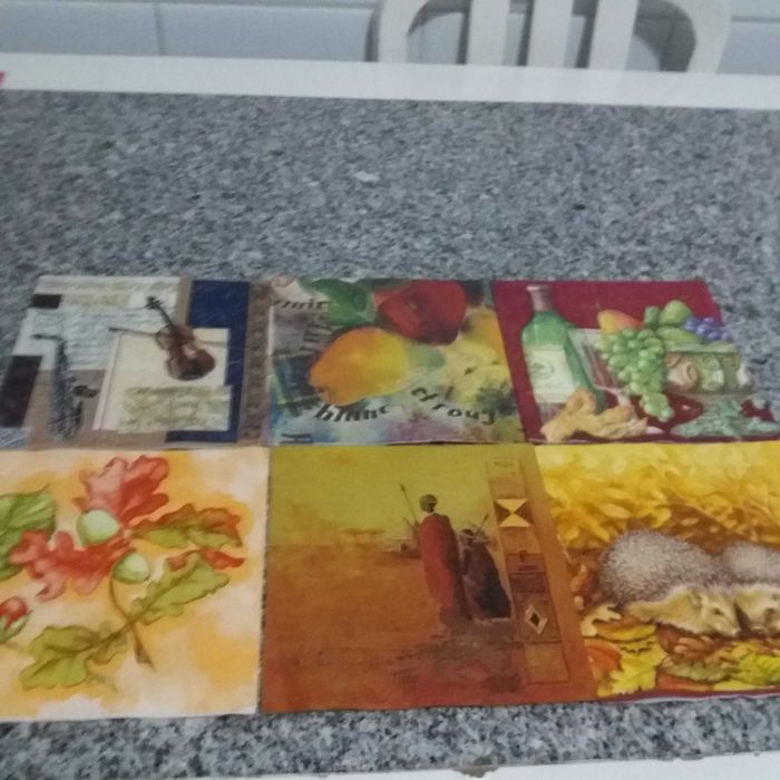 Guardanapos para decoupage