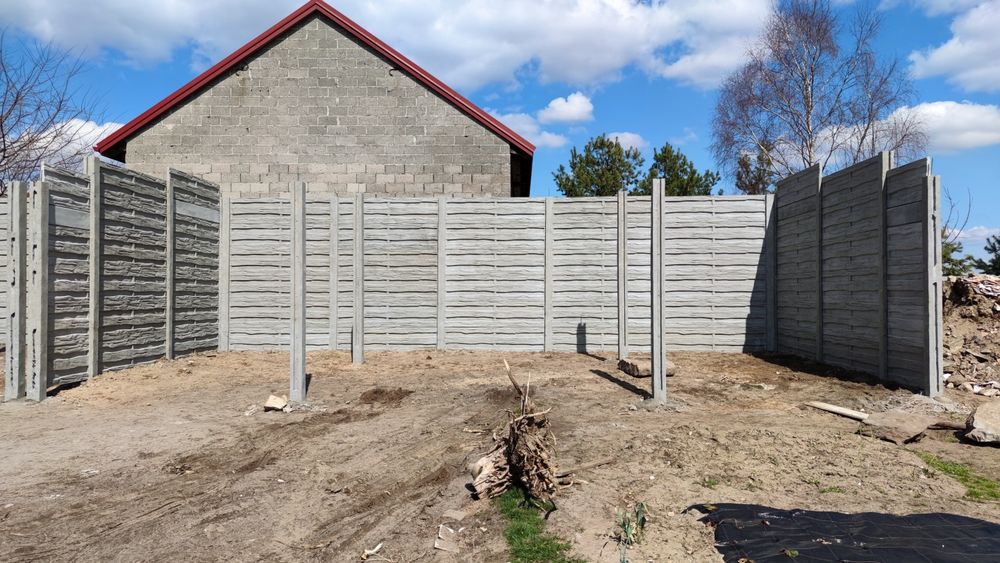 Słupki betonowe: wiaty, garaże z płyt betonowych