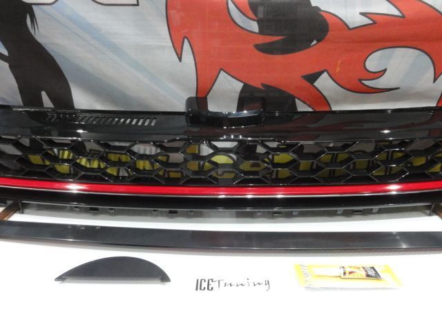 Grelha frontal sem símbolo VW golf 7 12-17 GTI LOOK  em plástico abs