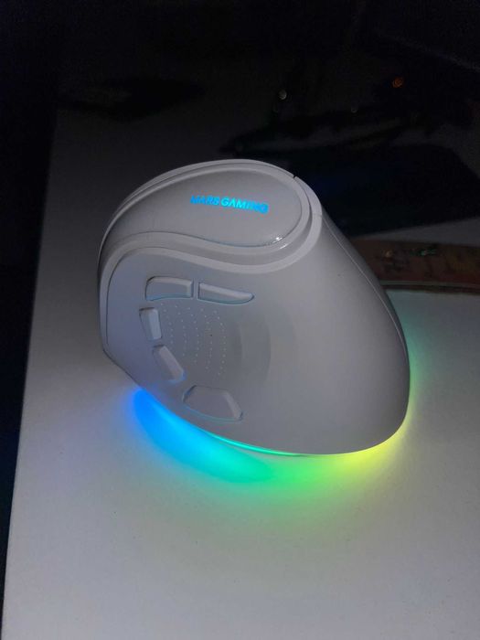 Rato Vertical Gamer Mars Gaming MMSK – Tri-Mode (Bluetooth / Wireless)