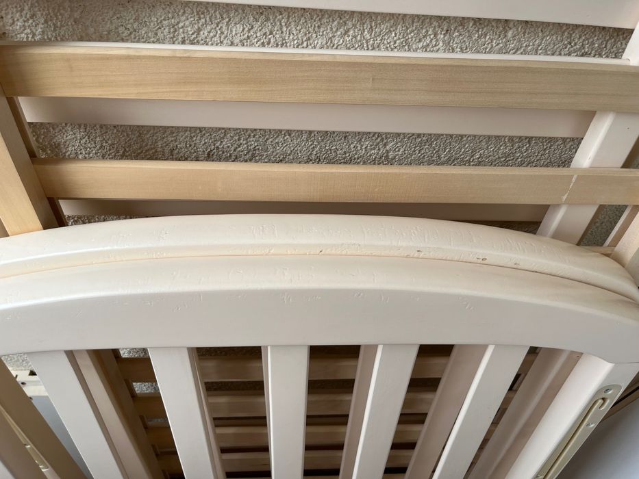 Ліжечко-колиска дитяче "Соня" з колесами, 1200 х 600 мм (бук), б/у