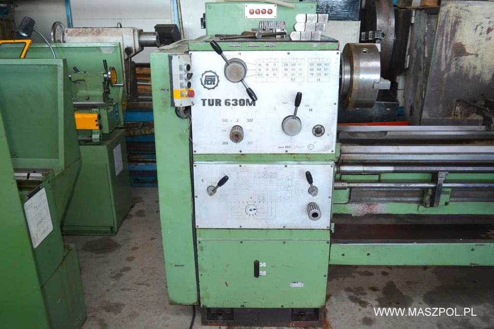 Tokarka TUR 630 M x 2500 - FAT. WRZE 90 - ODCZYTY - STAN - BDB - FILM