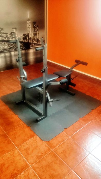 Banco de Supino + Pernas - monta já o teu ginásio em casa!