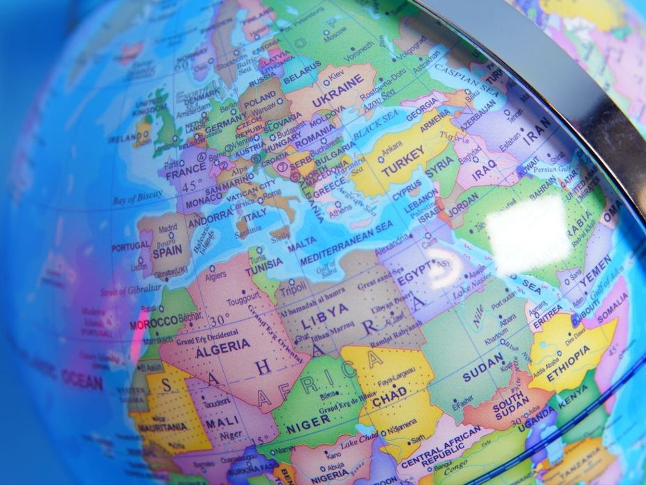 Вращающийся глобус мира VEVOR с подставкой 330,2 мм Учебный географиче