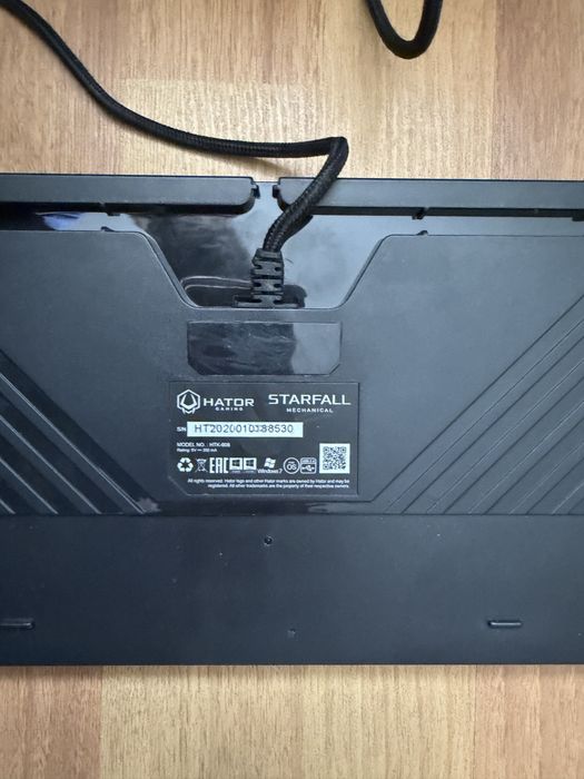 Клавіатура механічна hator starfall outemu red (htk-608)