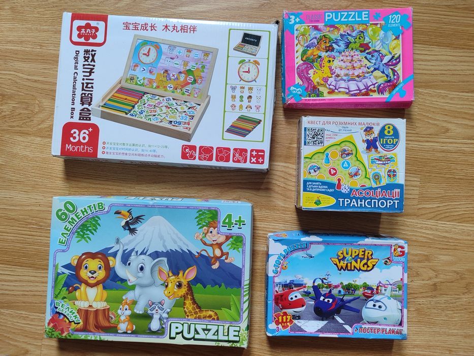 Пазлы Muwanzi обучение счету