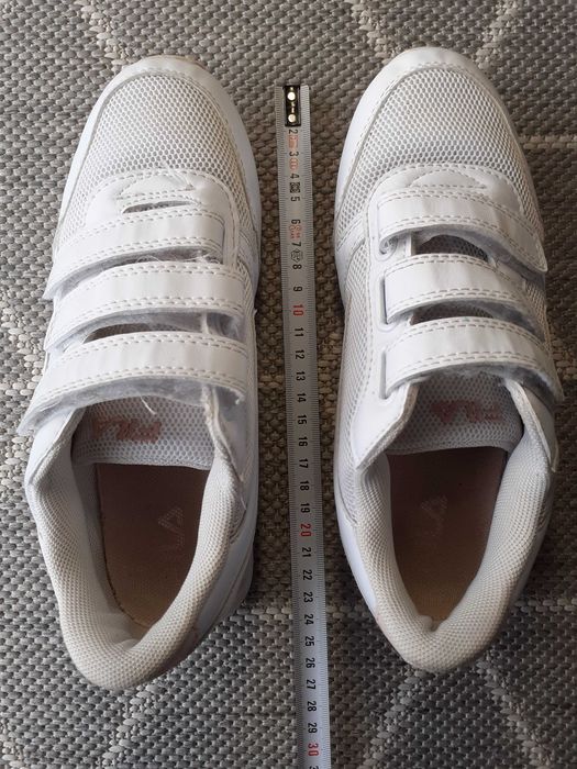 buty Fila rozmiar 35 Orbit M Velcro White-Peach Whip