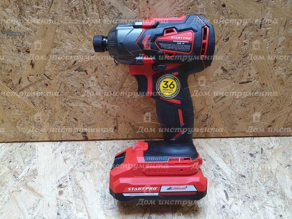 Гвинтоверт акумуляторний ударний START PRO SWB-21 патрон Hex 1/4