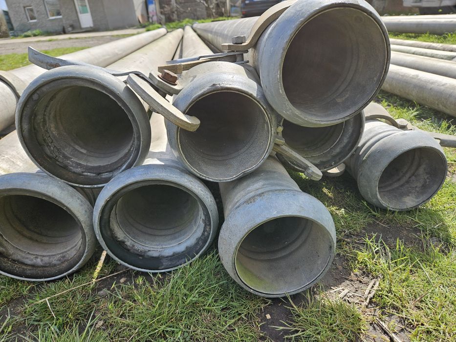 Труба АЛЮМІНІЙ, 120 та 100 мм, для ОПАЛЕННЯ теплиць, ПОЛИВУ, 6 - 12 м