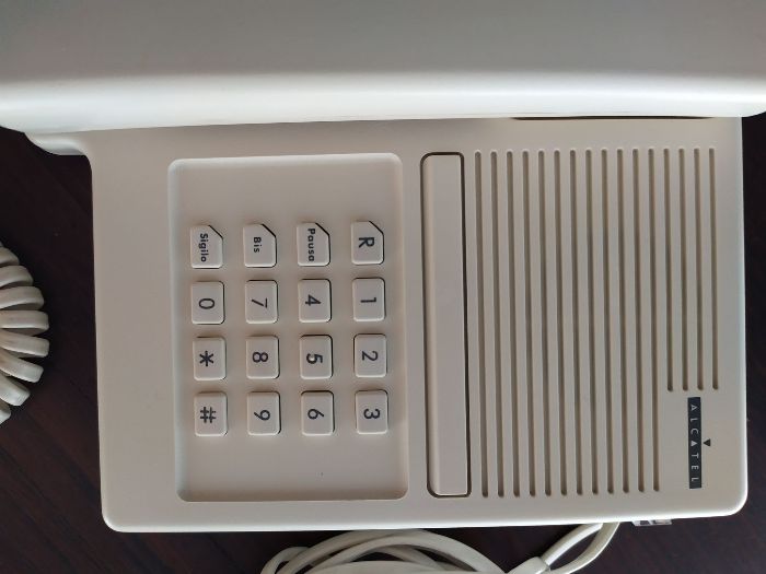 Telefone fixo Alcatel anos 90