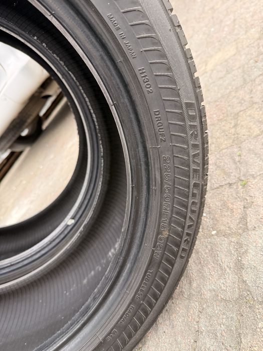 225/50 r18 bridgestone driveguard