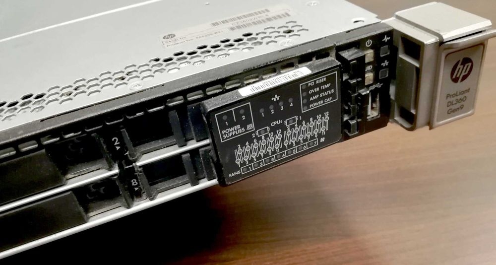 Serwer HP ProLiant DL360 Gen9 E5-2667