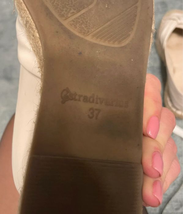 Stradivarius espadryle buty mokasyny 37 wiosna