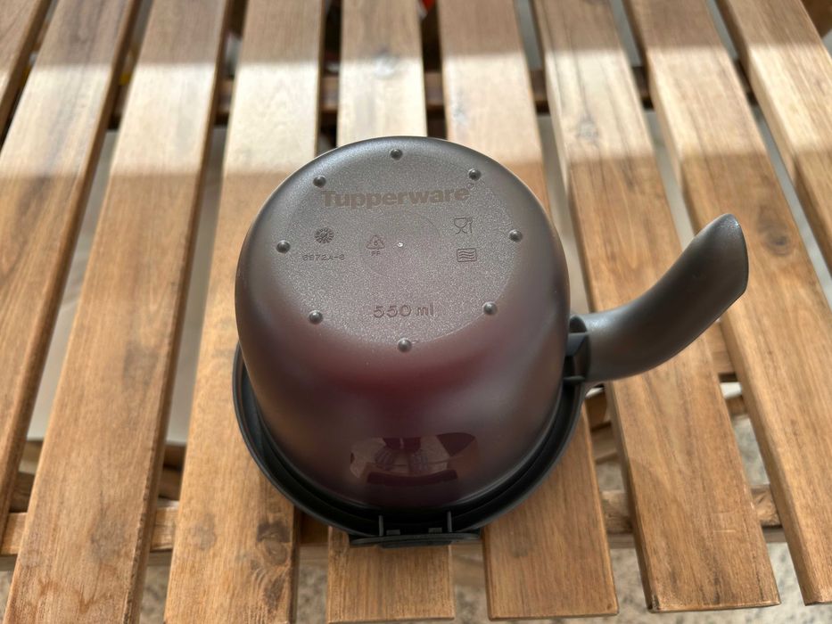 Conjunto Tupperware Micro-ondas – Omeleteira + Arroz (430 ml + 550 ml)