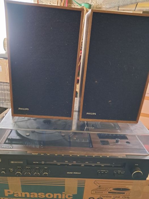 Gramofon Philips AH 988/15 plus kolumny