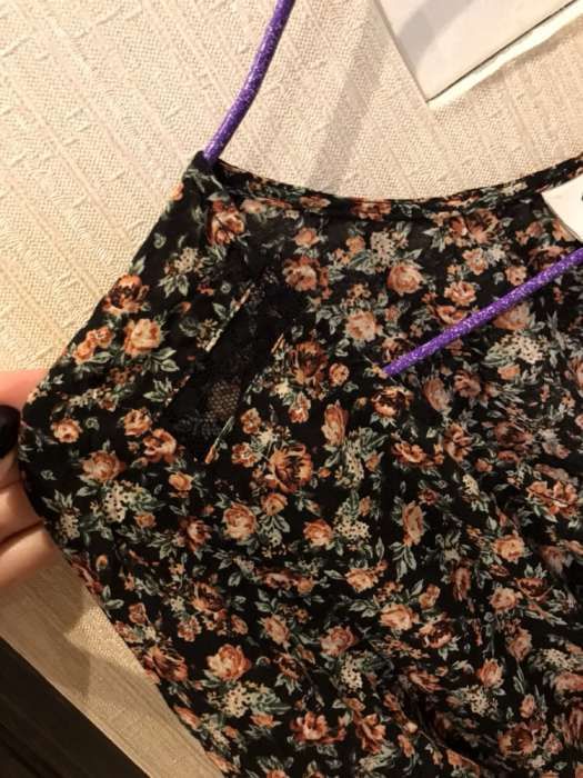 Платье цветочный принт, размер XS-S