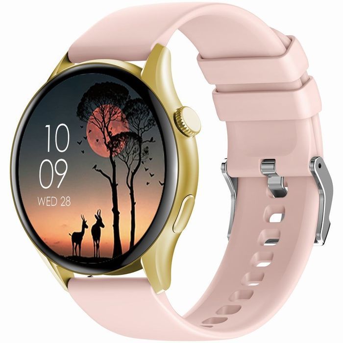 Smartwatch Gravity Złoty Pasek + Bransoleta GT11-3