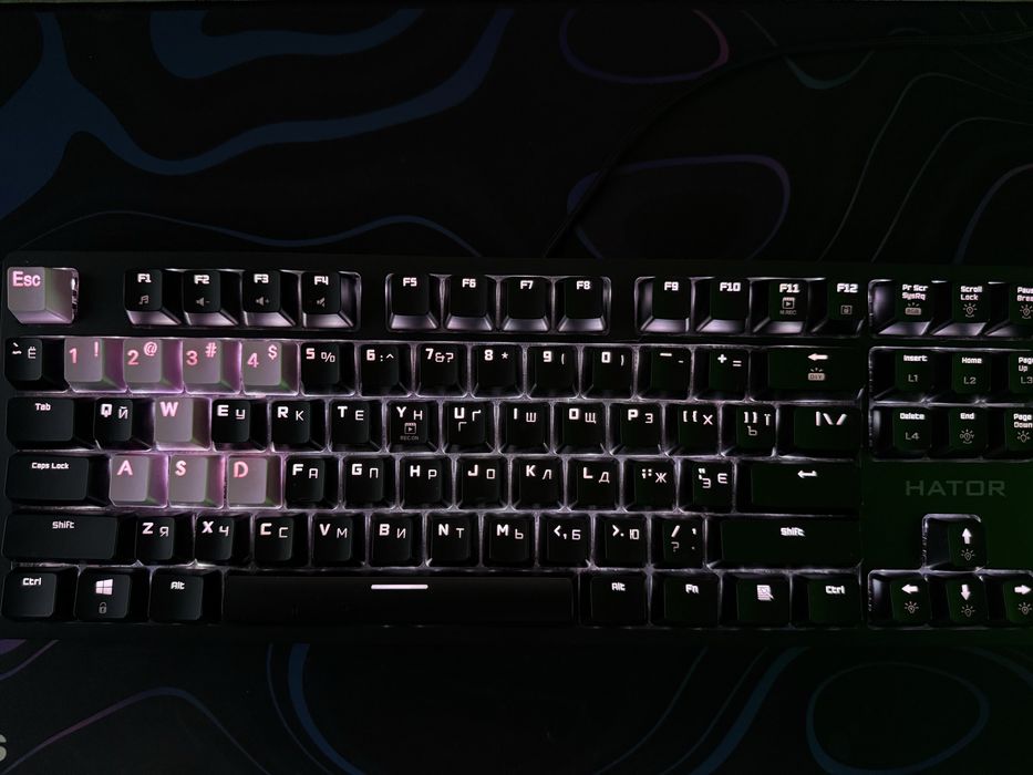 Клавиатура(механика) Hator rockfall evo tkl(optical)