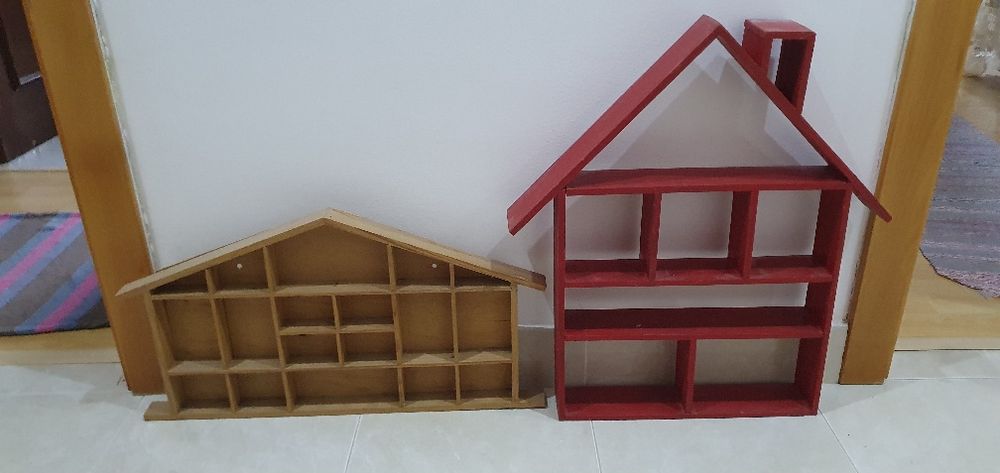 Casinha de madeira para miniaturas