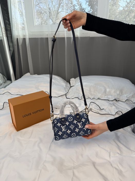 Сумка Louis Vuitton Nano Speedy Denim