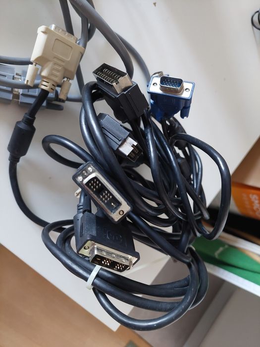 Przewody vga, euro, dvi