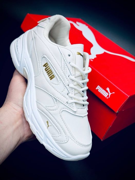 Топ продажів пума•шкіряні кросовки пума на весну•жіночі кросовки Puma