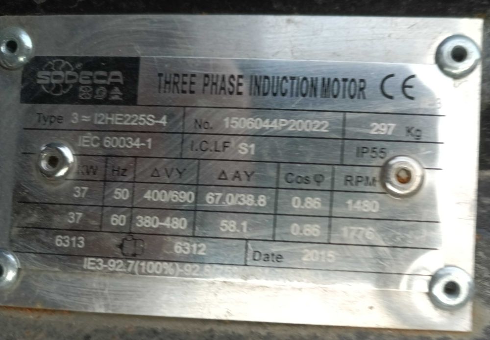 SILNIK Elektryczny 400/690 SODECA 37KW