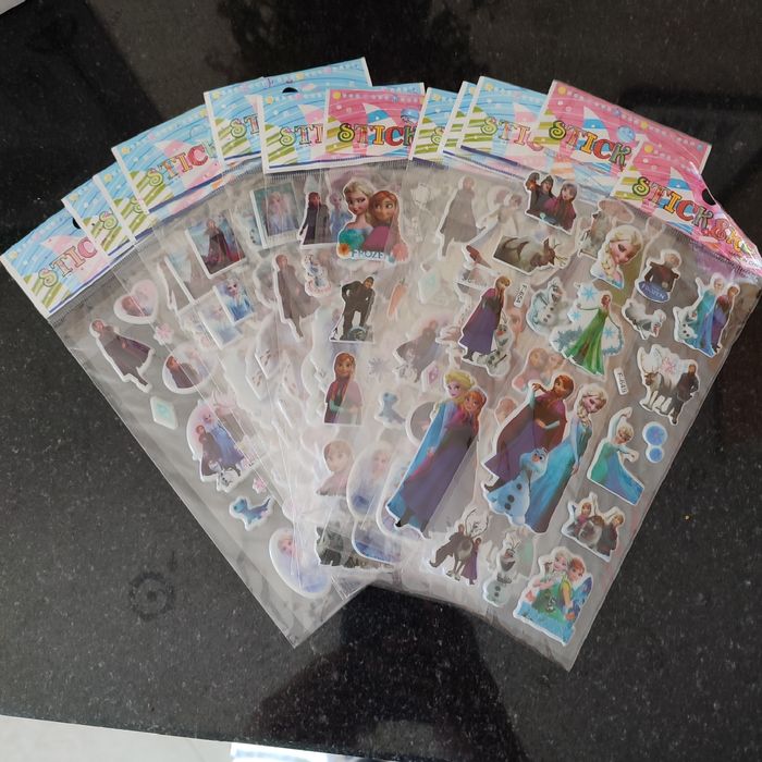 Autocolantes relevo - Frozen / Elsa