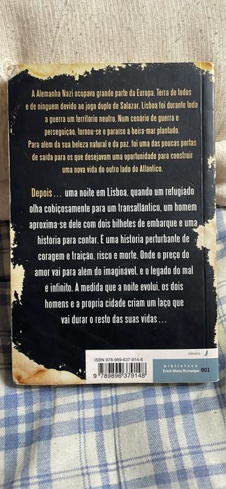 Livro - “ Uma noite em Lisboa “