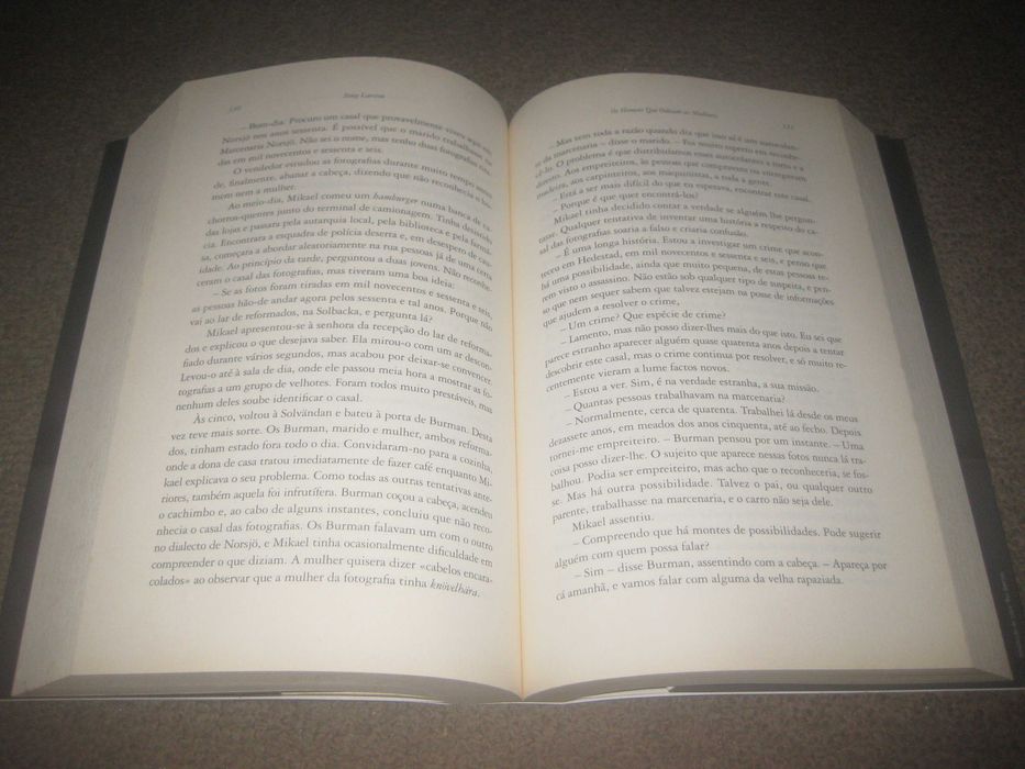 Livro “Os Homens Que Odeiam As Mulheres" de Stieg Larsson