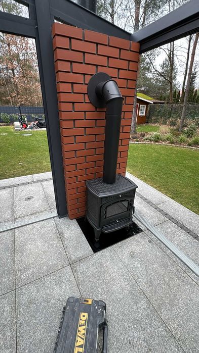 Koza ROLLO kratki kominek piec wolnostojący SUPER CENA wysyłka24h