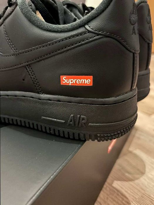 Nike Air Force 1 Low Supreme Black R.40