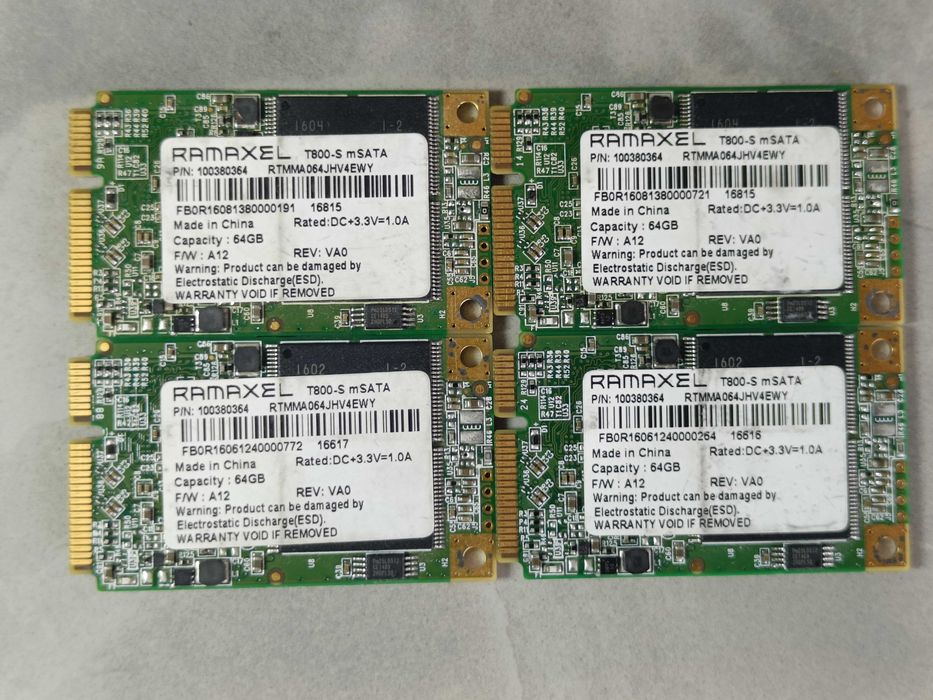 SSD диск RAMAXEL 64GB mSATA ХОРОШИЙ стан в наявності!