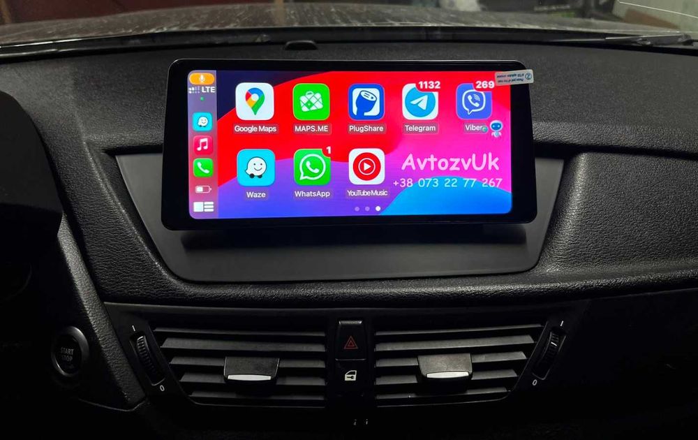 Дисплей BMW X1 e84 GPS USB NBT EVO Х1 Магнітола е84 Android 15 CarPlay