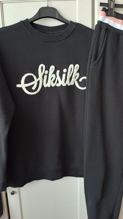 Siksilk dresy dres kompletne czarny S