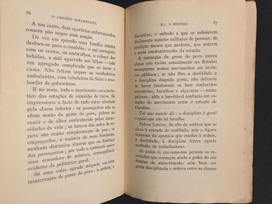 O Paraíso Bolchevista e... a Mentira / Istrati. Soviets 1929